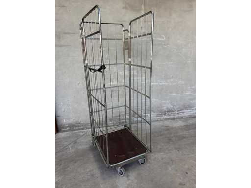 (x1) Metal trolley / Roll castor for transporting goods