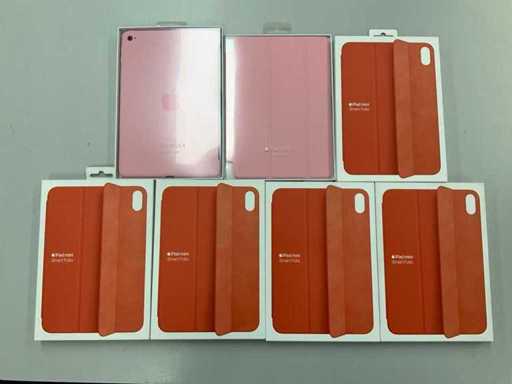Apple iPad mini 6 Smart Folio Electric Orange + iPad mini 4 & 5 Smart Cover light pink (7x)