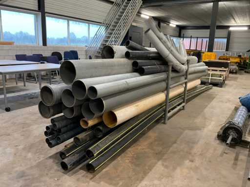 Partij PVC buizen