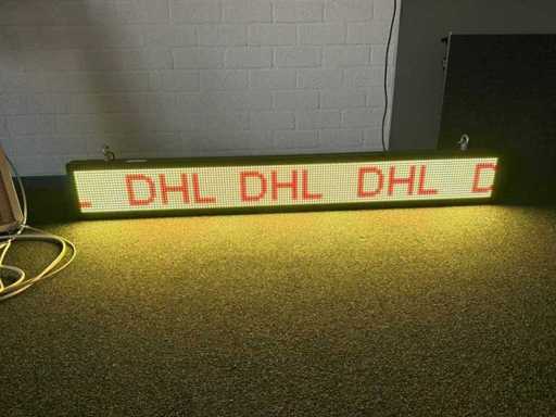 Programmable LED text displa