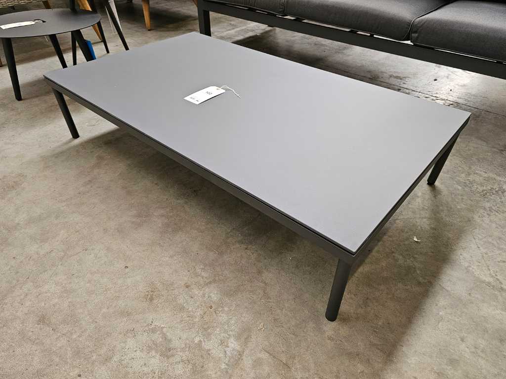 Suns Merida Lounge Tafel 140 x 80cm Antraciet - Ronde poten