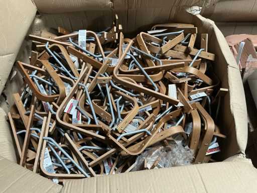 Lot Duraline supports d’étagères triangle