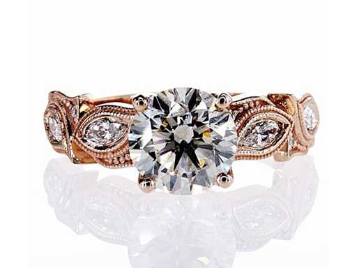 Inel de lux superb, diamant natural 2,43 carate