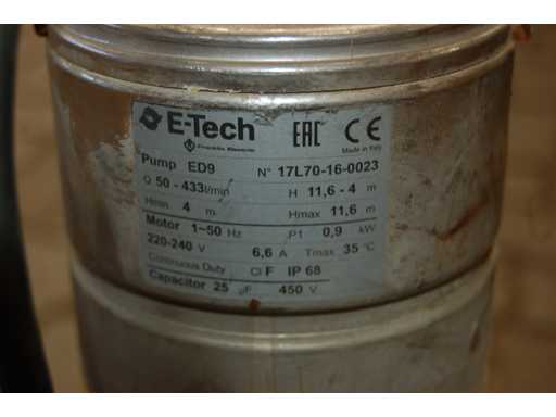 Pompe submersible en acier inoxydable