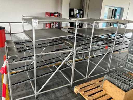 Flow rack (3x)