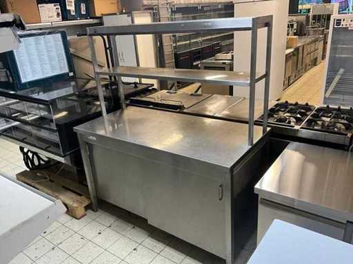 Warmhoudkast met etagère