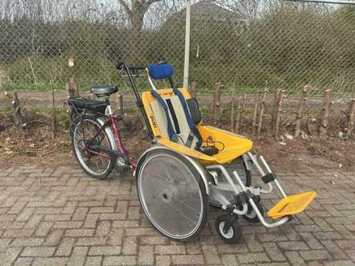 The Duet Elektrische Rolstoel-, combifiets