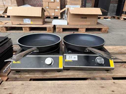 Buffalo – Professioneller Induktionsherd mit Pfanne (2x)