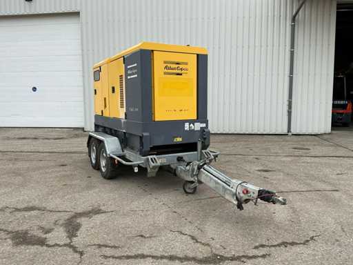 2016 Atlas Copco QAS100 stroomgenerator met aanhanger