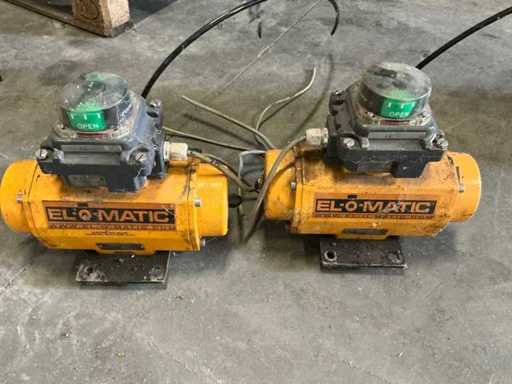 EL-O-MATIC ESO200 Pneumatische Actuator (2x)