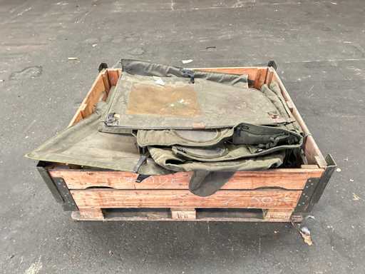 Lot de piese de ferestre vehicule militare