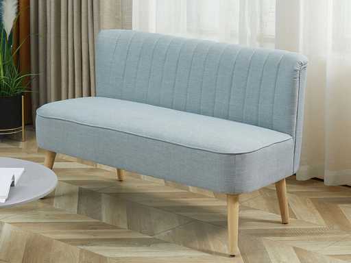 Sofa met 2 zitplaatsen stoffen