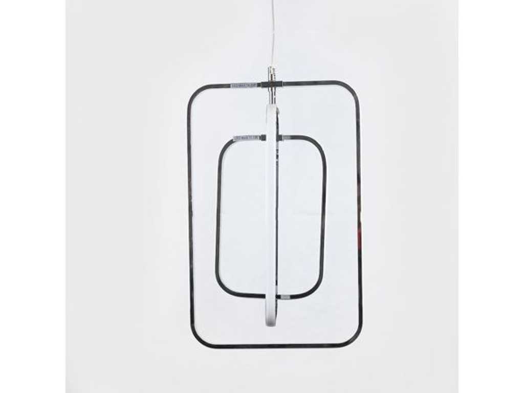 2 x Hanglamp LED  5835/3 Zilver