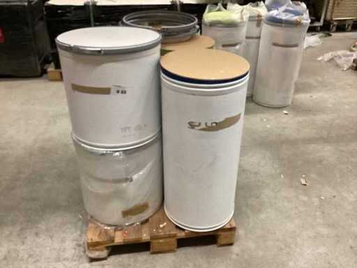 (Amestec de informații) Recipiente vrac de 6 piese