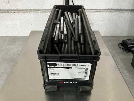 Würth 12.14 kg Draadeind M14 x 124 in stapelbare bak