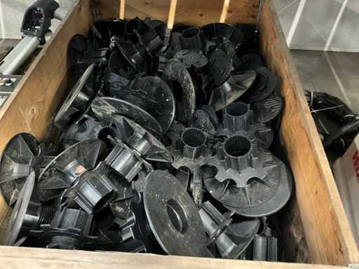 Partij kunststof haspelonderdelen