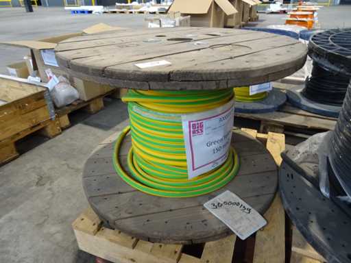 Lapp - H07V-K 1x150 verde/amarillo - Rollo de cable eléctrico 24m