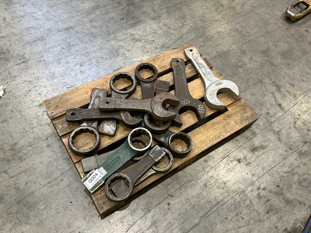 Various forks and ring wrenches (13x)