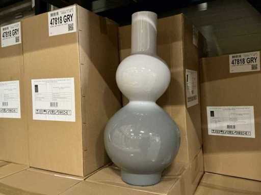 Lot Coco Maison Stormy Vase H56cm grey (21x)