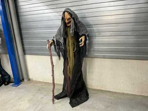 Sorcière animatronique d’Halloween