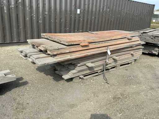 Lotto di assi di legno duro