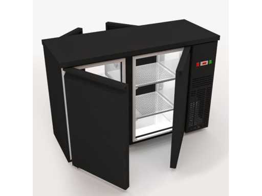 Tefcold - Gekoelde achterbar met 2 voor- en achterdeuren - Gekoelde barkast