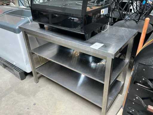 Stainless steel work table