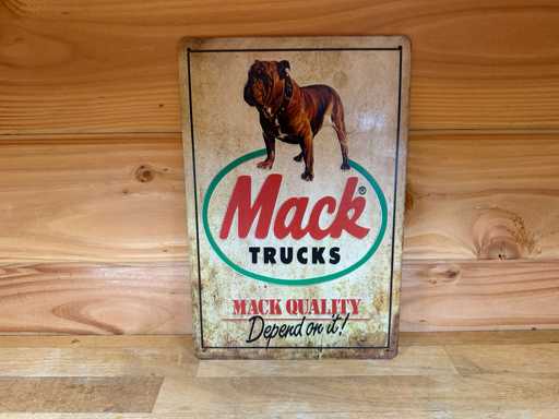 metaal reclame wandbord