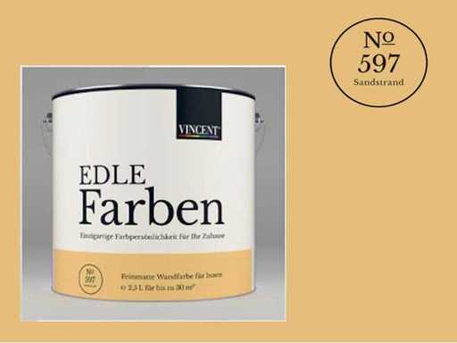 Vincent - Edle Farben - no.597 Sandstrand - 2.5L Paint