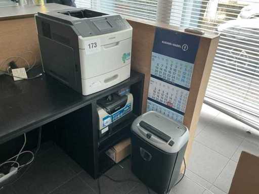 2x imprimantă și tocătoare de hârtie