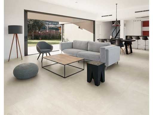 P?ytka pod?ogowa 55,04m2 Build Bia?a 80x80cm rektyfikowana