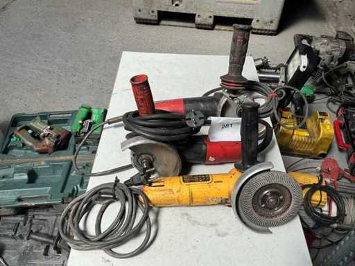 Meuleuse Flex / DeWalt (3x)