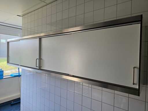 Szafka ścienna Trespa/Stainless Steel