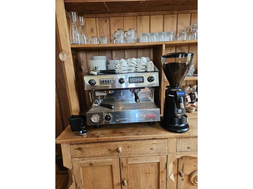 San Remo Capri de luxe Coffee machine with bean grinder
