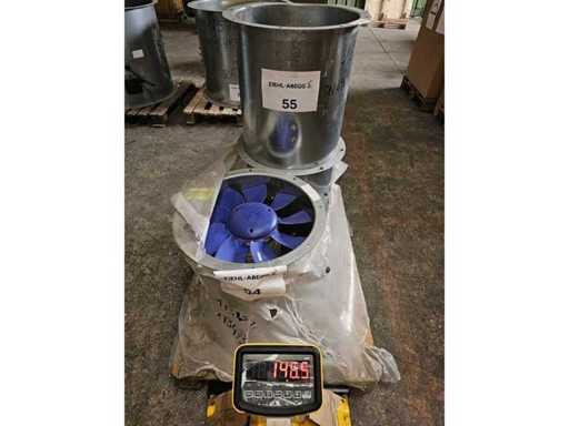 Ziehl-Abegg - DN45A-2DF.F7.24.G / DN45V-4DF.D7.34.G - Ventilator (2x)