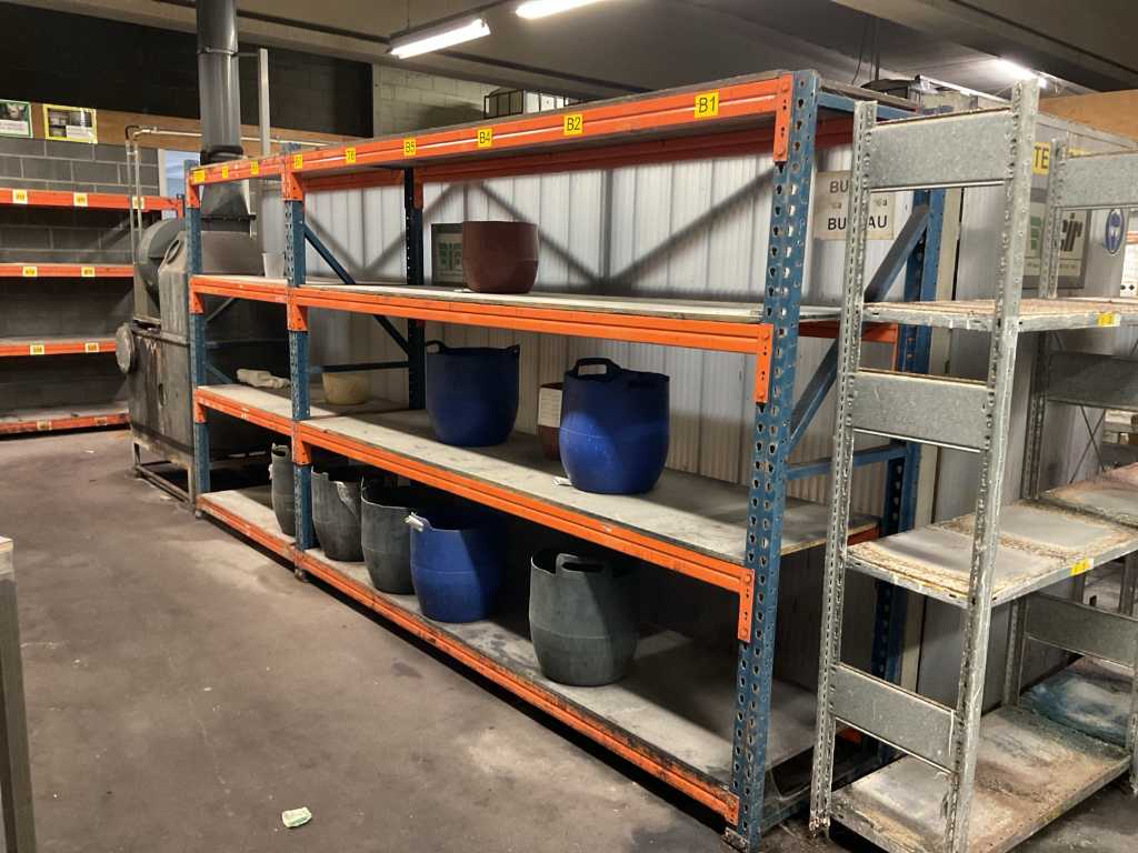 Hook-in warehouse racking (3x)