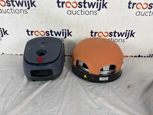 AEG AB61A4DB – Stofzuiger met zak | Emerio Pizzarette Origineel – 6-persoons pizza-oven