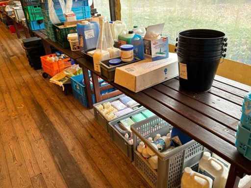 Partij poetsproducten & zeep