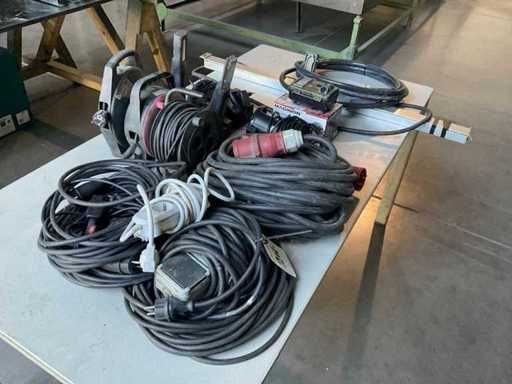 Extension cable reels and cord