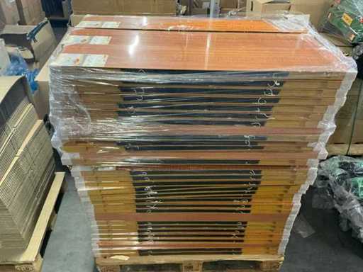 Lot of maxiboard wall shelves 120x23x3. 6cm (102x)
