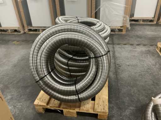 Tube flexible en acier inoxydable 100mm 10mtr (3x)