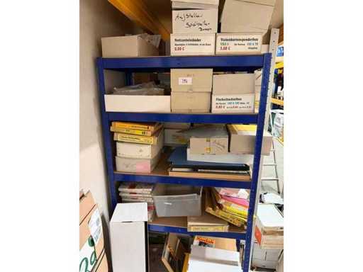 Inhoudsplank Veld Inventarispapier