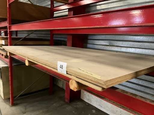 Plaques MTX en bouleau (3x)