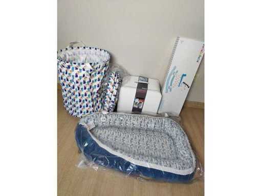 Babygym - Babynest - 2 opbergmanden - Schommelpaard