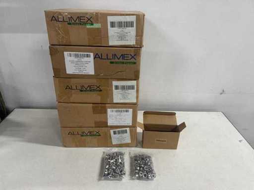 Allimex – Edelstahl-Hammerkopfschraube + Röpfelmutter M8 (5000x)