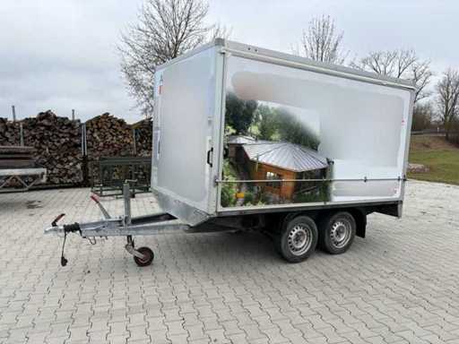 HUMBAUER SDAH Tandem Bagageaanhanger 2.000kg Gesloten Doos