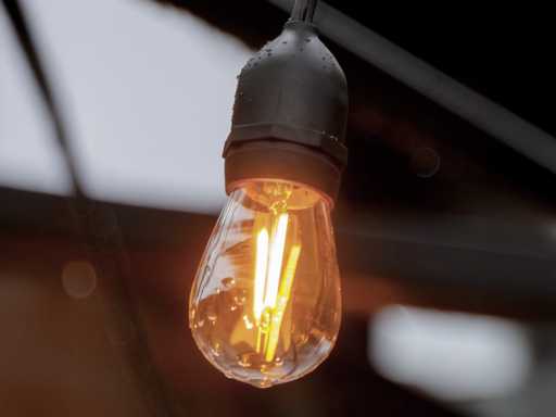 Lampadina LED antiurto 2W 2000K ST45 Ambra Filament (100x)