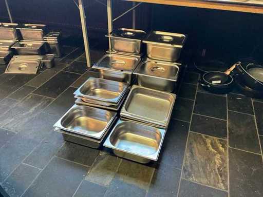 1/2 gn bakken met deksels (23x)