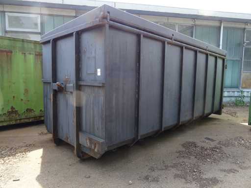 Acoperiș cu balamala containerului de deșeuri cu cârlig de tip hooklift