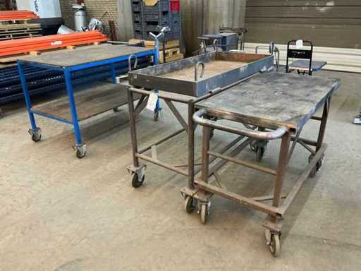 Platform trolley (3x)